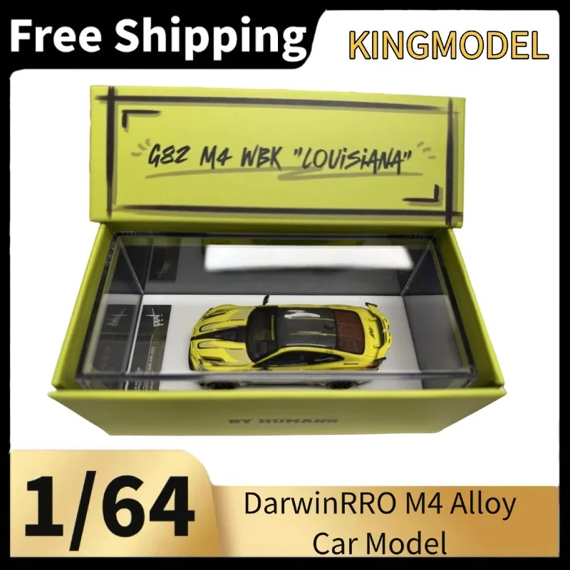 [In Stock] KING MODEL 1:64 DarwinRRO M4 - Cast alloy model, with display base for collection, as a gift or decoration