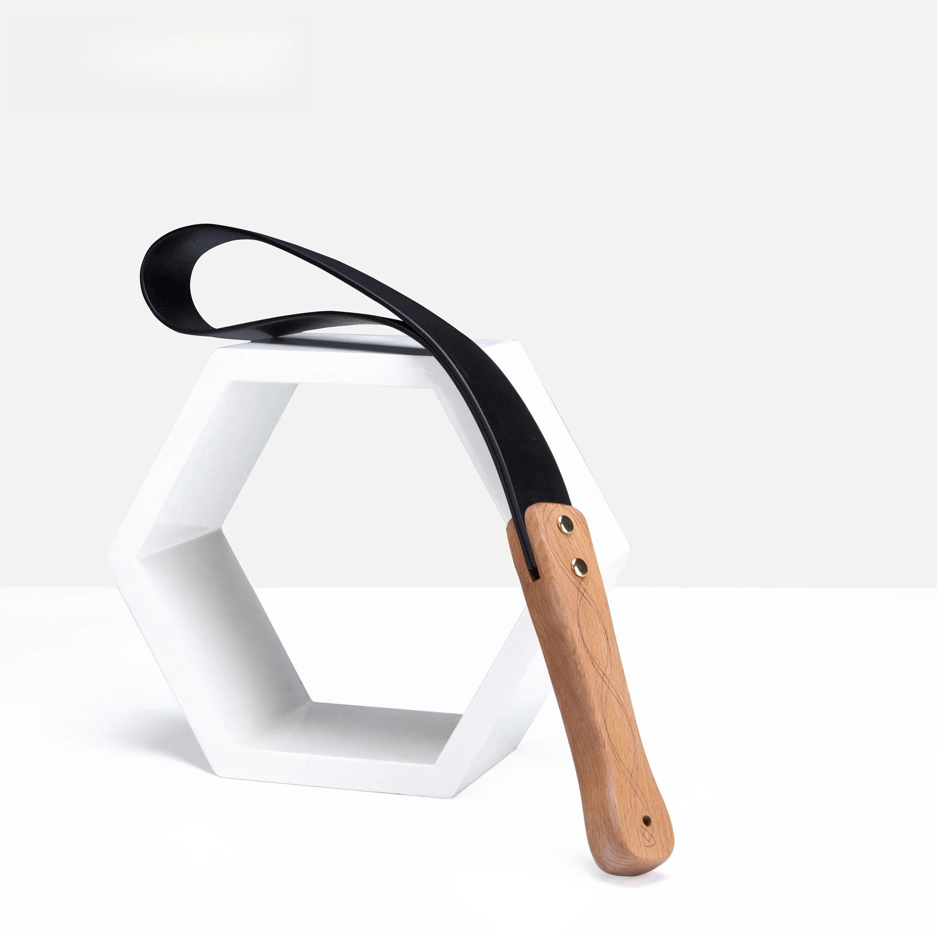 Fouet en cuir de vache véritable de 46.5CM, travail manuel, poignée en bois ancienne, fouet Flogger pour fête d'équitation