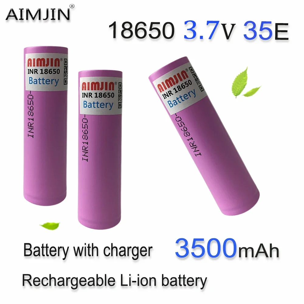 

18650 35E 3.7V 3500mAh Rechargeable Li-ion Battery For Us 18650 Toys, Tools, Flashlight Battery Etc