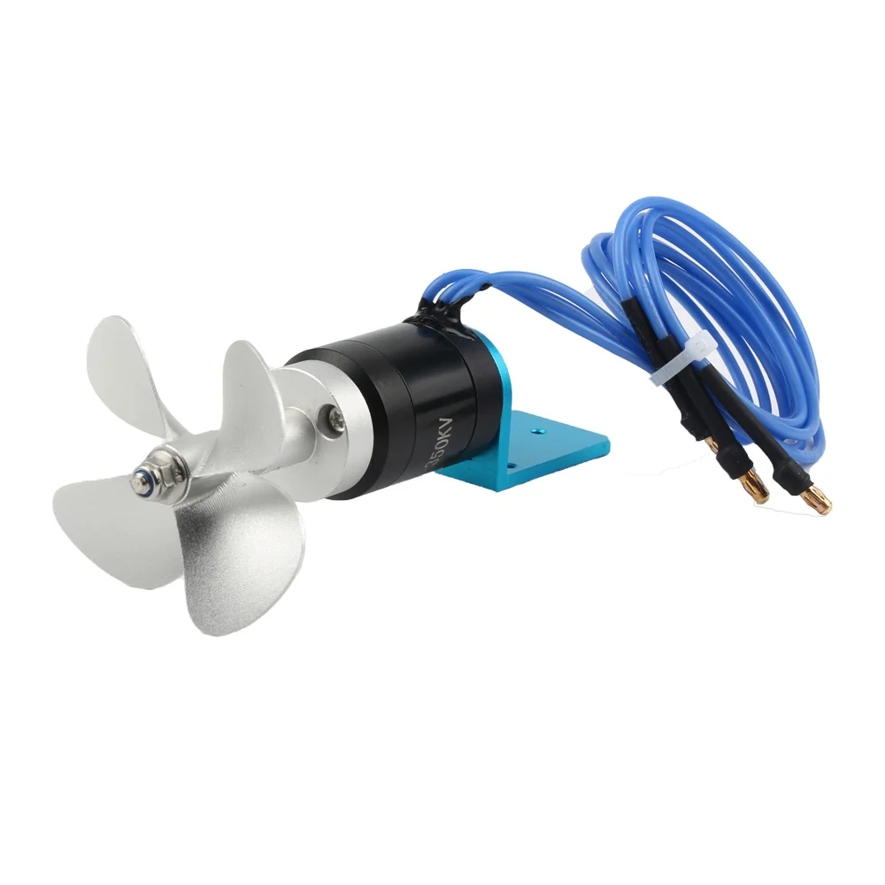 Onderwaterboegschroef Waterdichte motor 12v 2,4kg stuwkracht met metalen propeller