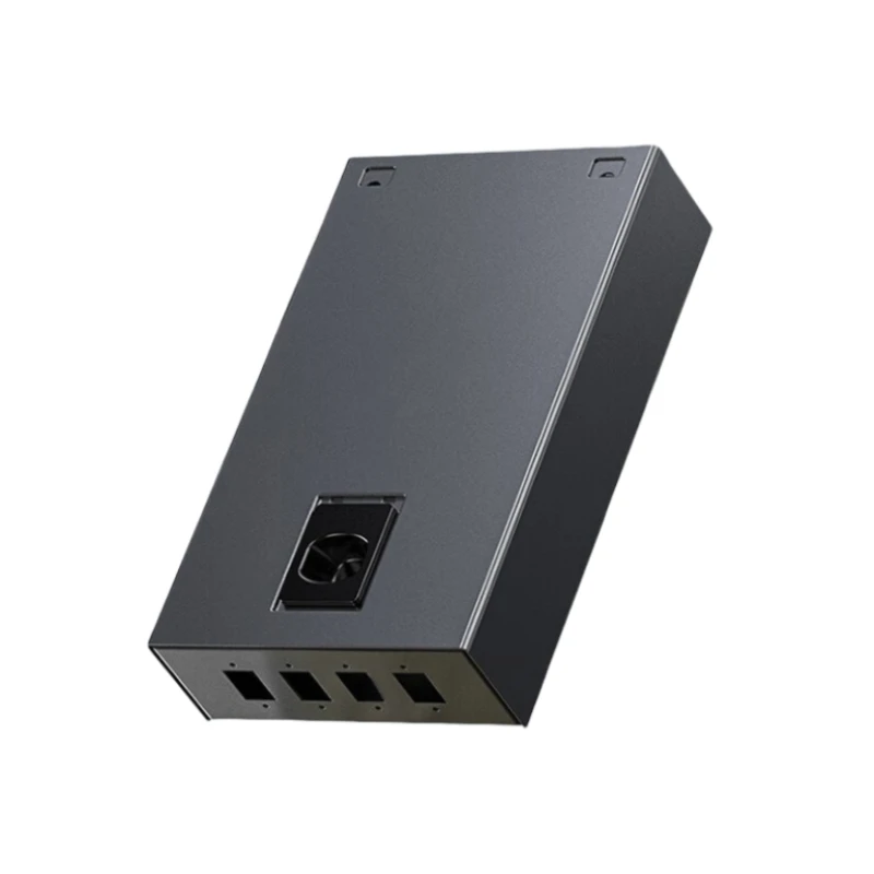 3PCS Desktop And Wall-Mounted SC LC Equipped Empty 4 Ports Enclosure Fiber Optical Terminal Box