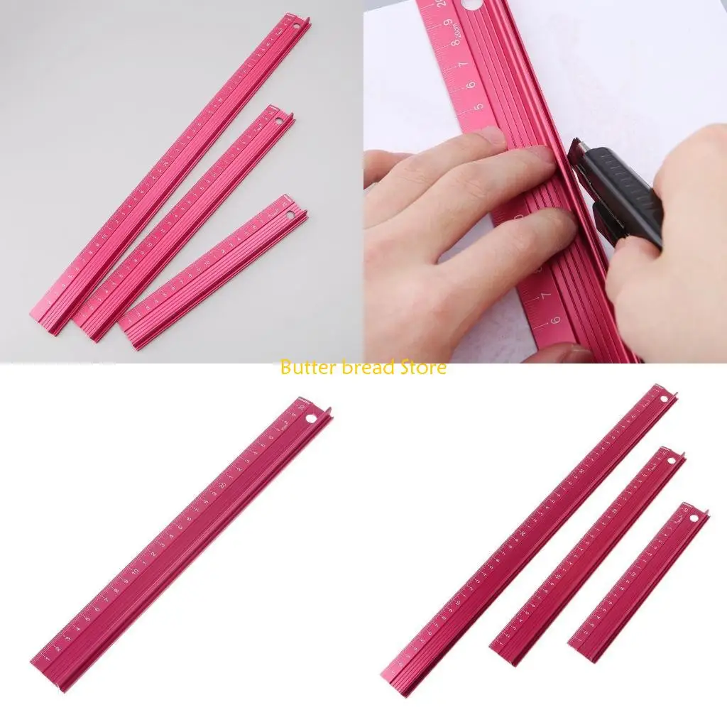 w89c-professional-aluminum-alloy-straight-ruler-protective-scale-measuring-engineers