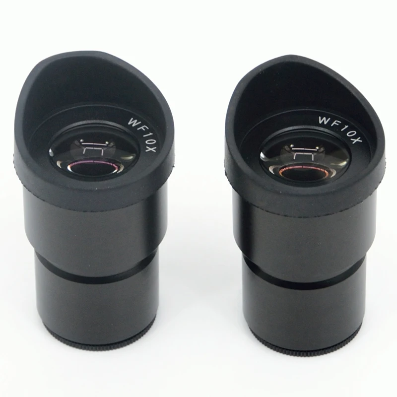 FYSCOPE New Pair Widefield WF10X 15X 20X Microscope Eyepieces ACHROMWATISM 30MM With Eyeguard Wide Angle Lens