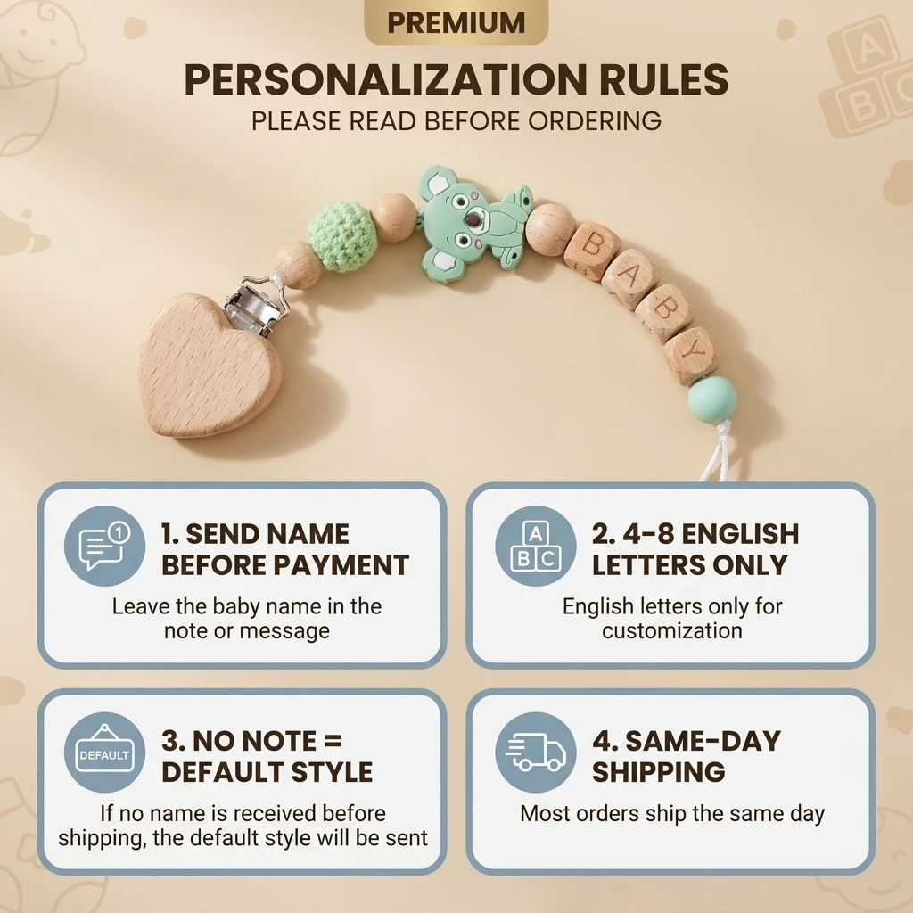 Personalizowany klips do smocz – Baby Teethers recenzja i cena