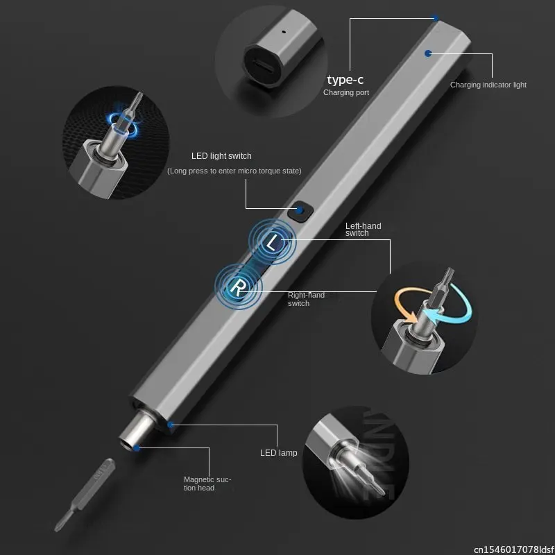 Xiaomi WOWSTICK Electric Screwdriver USB Chargeable Cordless Screw Driver Kit Electric Screwdriver Set Repair Tool Hand Tools