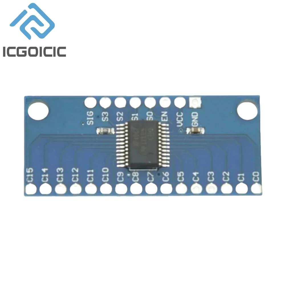 CD74HC4067 16-kanałowy analogowy cyfrowy multiplekser moduł tabliczki zaciskowej dla Arduino DIY