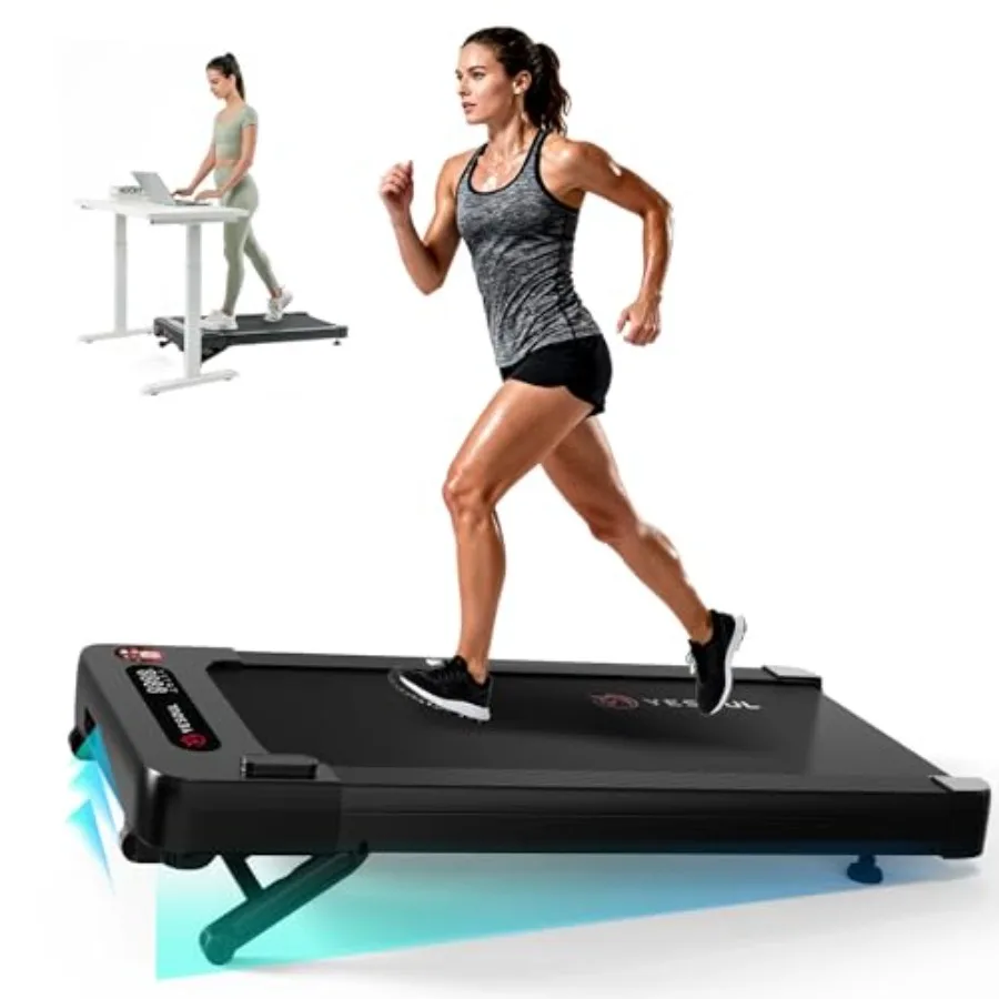 

Беговая дорожка Walking Pad с автоматическим наклоном 10% для дома, офиса и занятий ходьбой, пеших прогулками и бегом, до 136 кг, с приложением City Smart