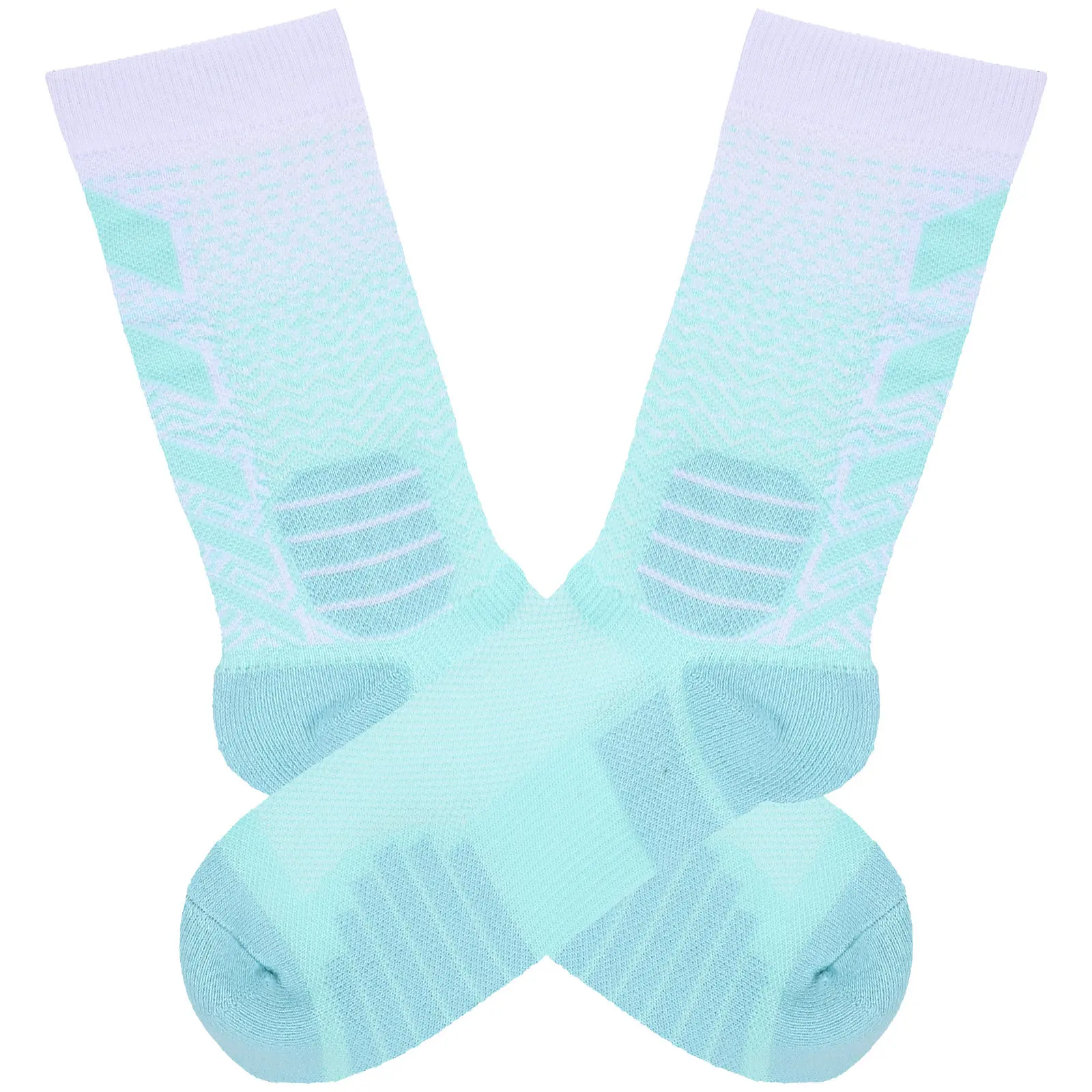 1Pair Durable Sports Socks Meticulous Craftsmanship for Longevity Basketball Running Training Elastic Wrestling Socks