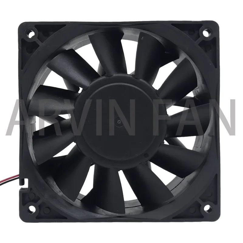 DBA12038B24L-1 24V 1.0A ارتفاع حجم الهواء المزدوج الكرة محول التردد مروحة التبريد