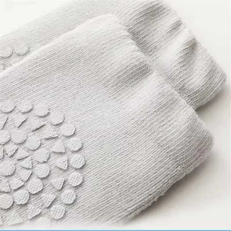 Baby Knee Pads Socks Set for Girls Boys Summer Solid Color Anti Slip Socks Kid Crawling Safety Floor Sock Leg Knee Protector