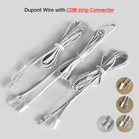 1/3/5pcs 2m Dupont Wire With 2Pin 5mm 8mm 10mm Ultra thin COB Led Strip Quick Connector 12V 24V Dupont Extension Wire Terminal