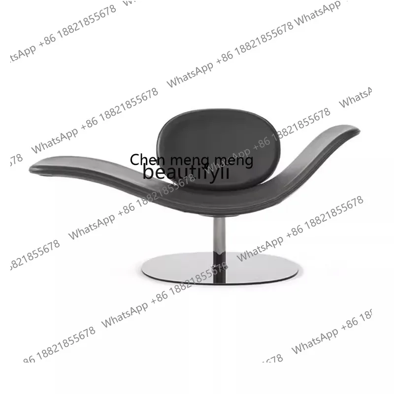 

182C Living room leisure chair Nordic princess backrest single tray chair