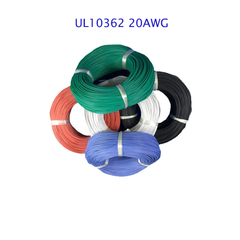 UL10362 20AWG PFA Electric Wire Heat Resistable 600V Tinned Copper Electric Wire Lamp Lighting Cable Cord Flexible