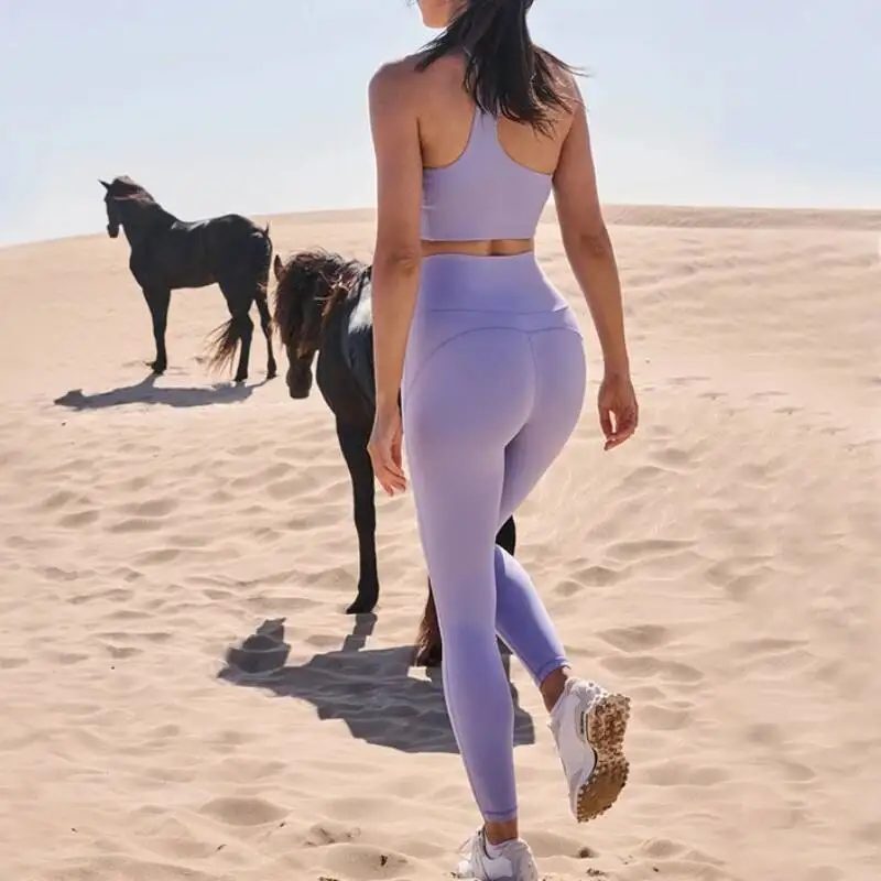 

Piece Yoga Suit Cut Out Sexy Crop Off Shoulder Solid Skinny Sport Short Women Tank Irregular Summer Tube Tops Leggings