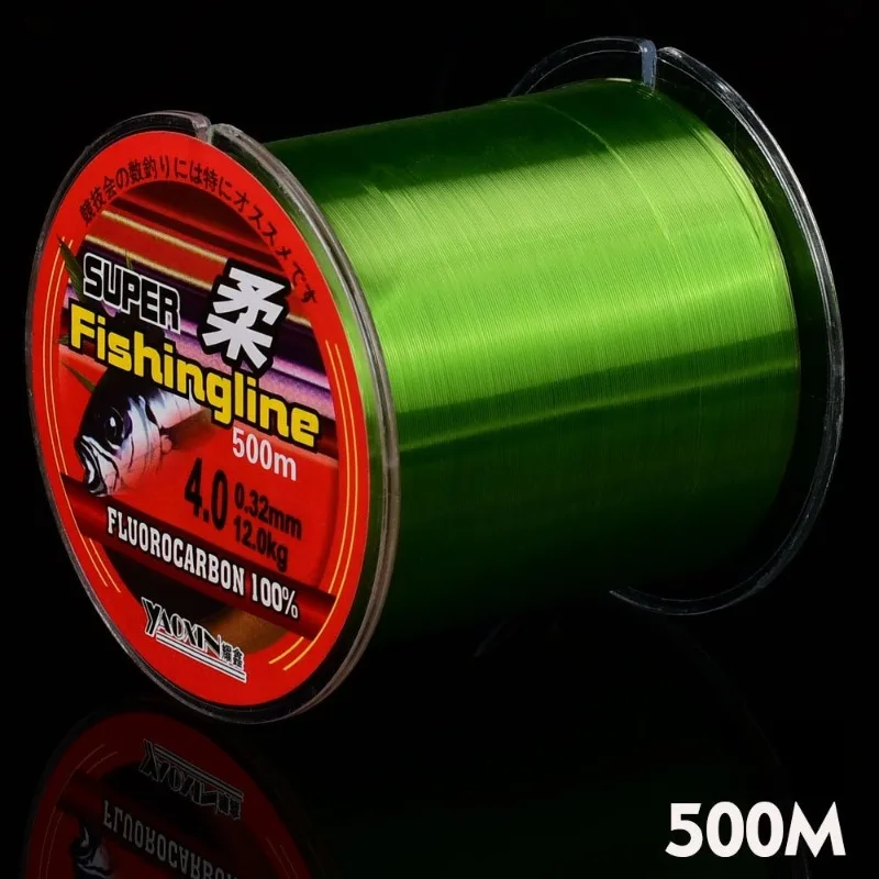 500m 0,14mm-0,50mm Superstark Nylon Angelschnur Transparente Monofilament-Hauptschnur für Süß- und Salzwasser Angelzubehör – Detail 6