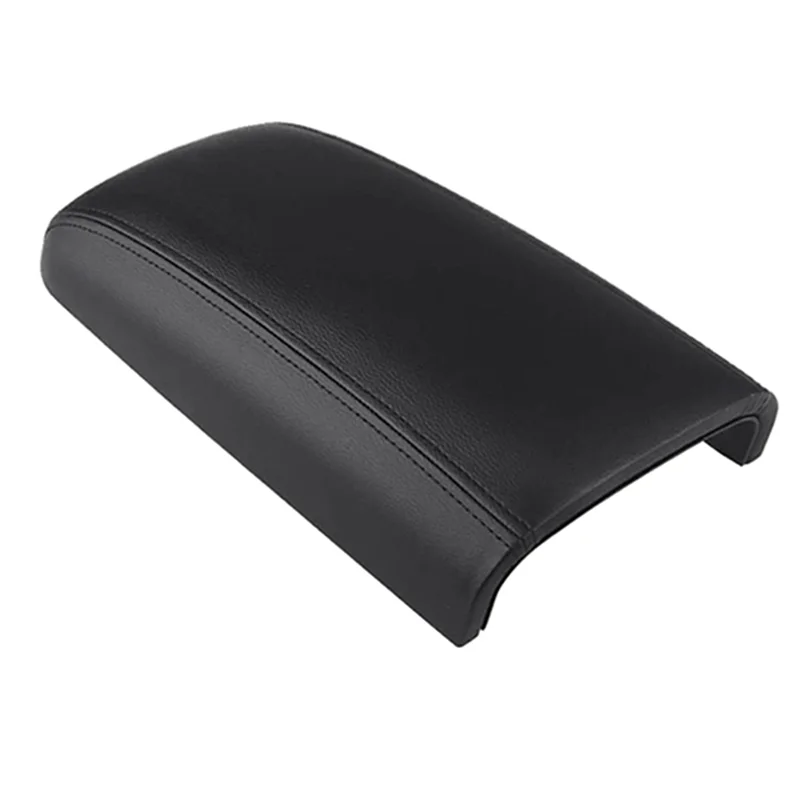 Auto PU Leather Center Console Lid Black Armrest Cover for Chevrolet Trailblazer Buick Rainier 25998847 25998838