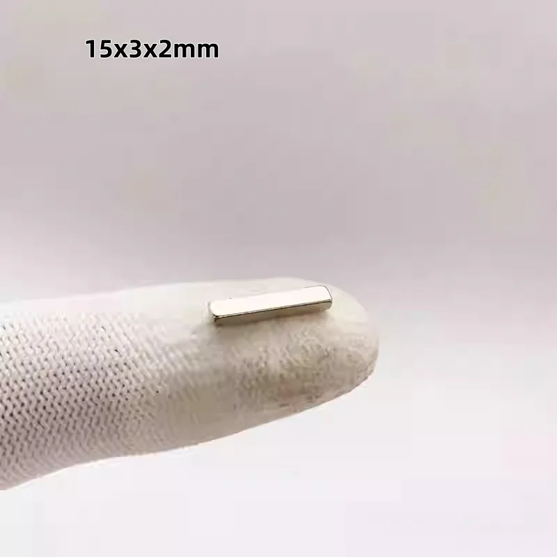 15x3x2mm Square magnets 15mmx3mmx2mm perfect for fridges, organizing office documents, and DIY projects 15x3x2mm