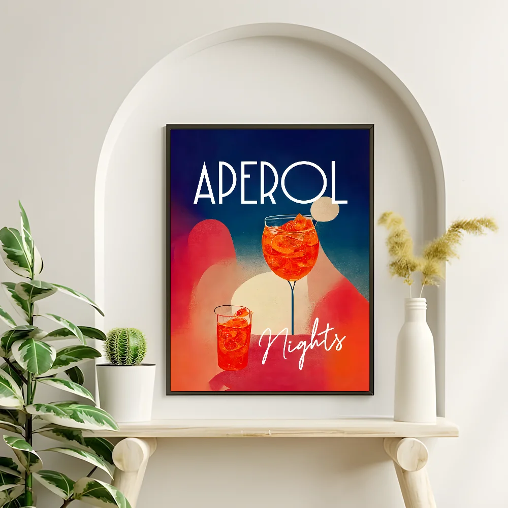 Aperol Spritz V-Vacation Art affiche imprime Design parfait nordique moderne décor à la maison cadeau