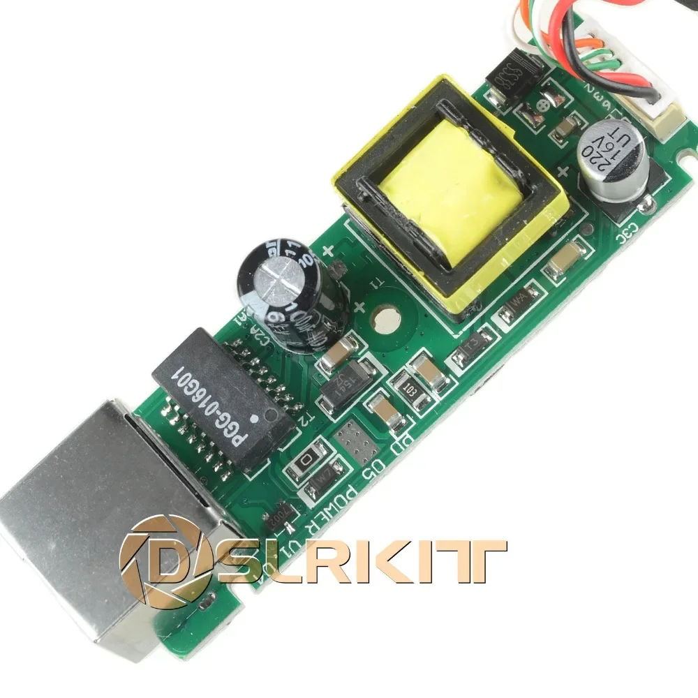 Active PoE Splitter Power Over Ethernet 48V to 12V 2A for IEEE802.3at 25.5W