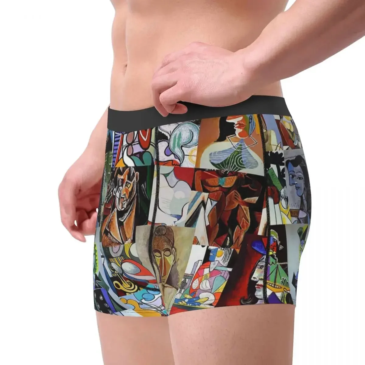 Man Pablo Picasso Underwear Surrealism Art Humor Boxer Briefs Shorts Panties Male Soft Underpants