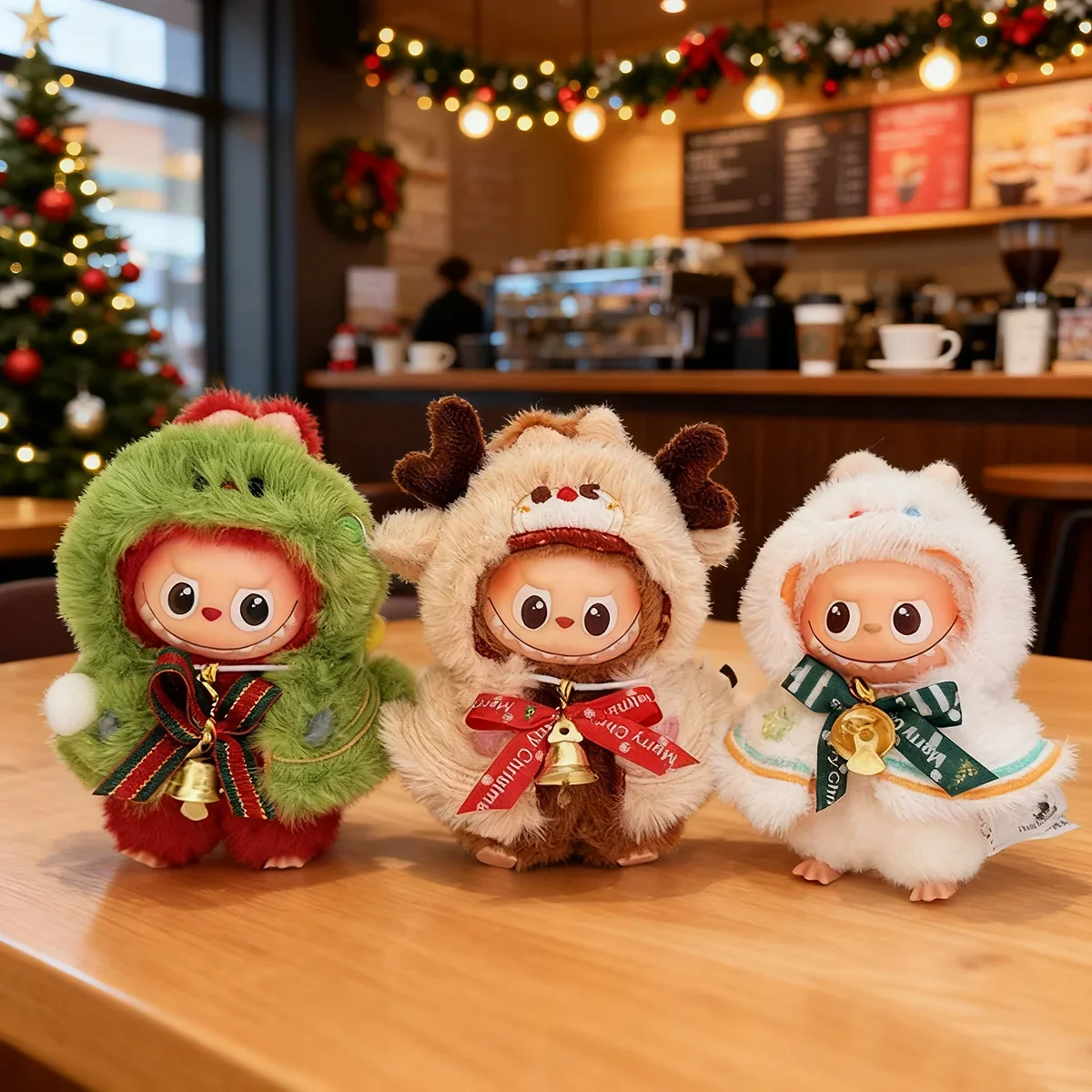 [Senza bambola] Per Labubu 4.0 Spille per la serie Love Vestiti Mantello di renna da elfo di Natale per Twinkle Twinkle Accessori per abiti da bambola