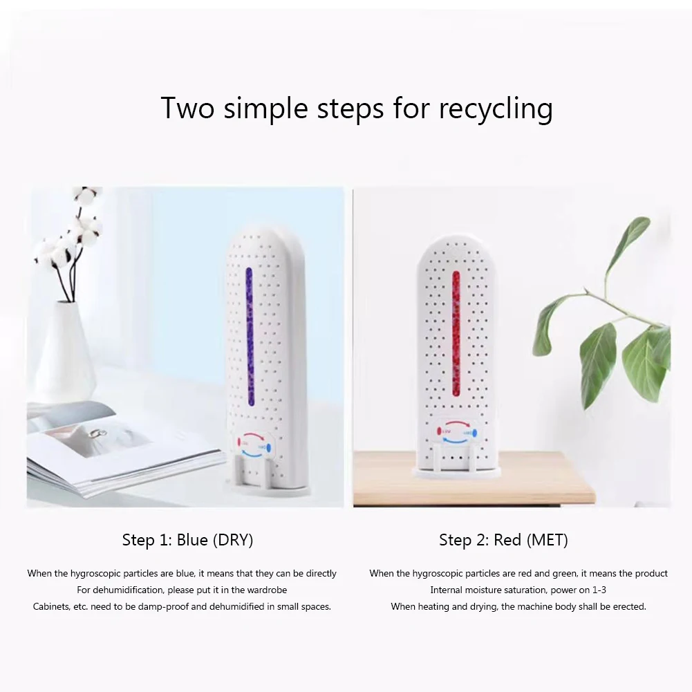 Deumidificatore Mini Deumidificatore assorbente per l'umidità Essiccatore igroscopico Vestiti asciutti Essiccatore portatile per bagno nel seminterrato