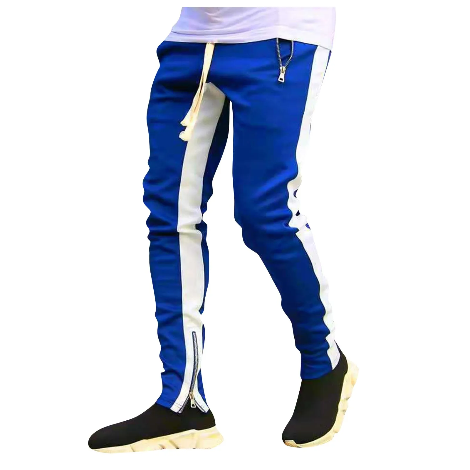

Multi-Pocket Waterproof Pant Male Loose Straight Trousers Large Size Straight Loose Button Pockets Cargo Pants Breathable Pants