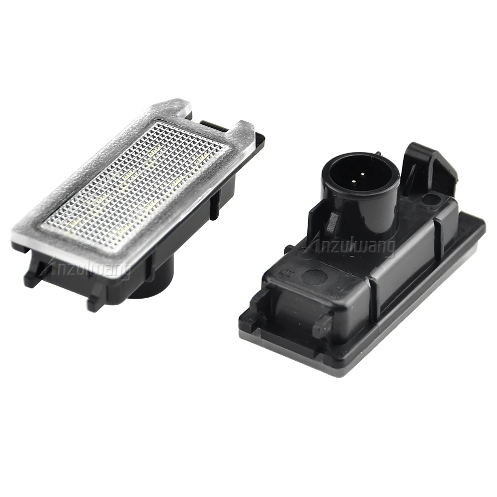 2X LED License Number Plate Light Lamp Fit For Jeep Grand Cherokee 2014-2020 Compass  Patriot 2014-2017