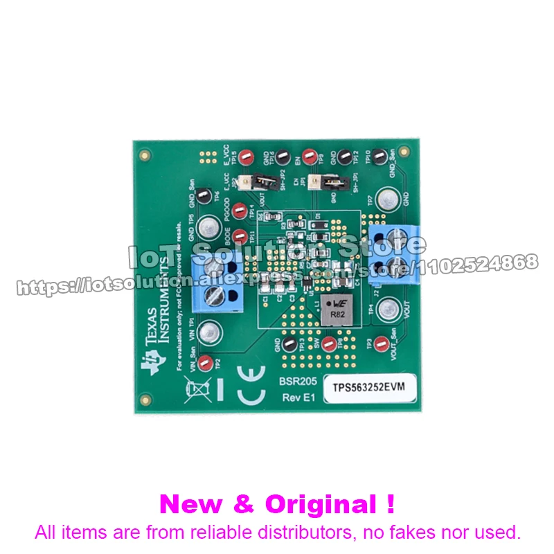 TPS563252EVM TPS563252 evaluation module for 3-A, synchronous step-down converter in SOT563