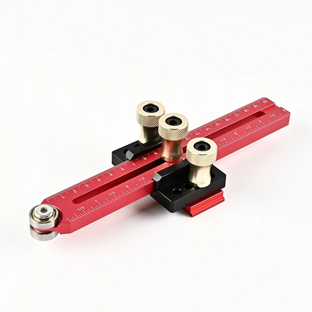 Woodworking Router Table Edge Trimming Cutting Guide Slotting Jig Router Milling Groove Bracket Cabinet Hardware Jig For Woodwor
