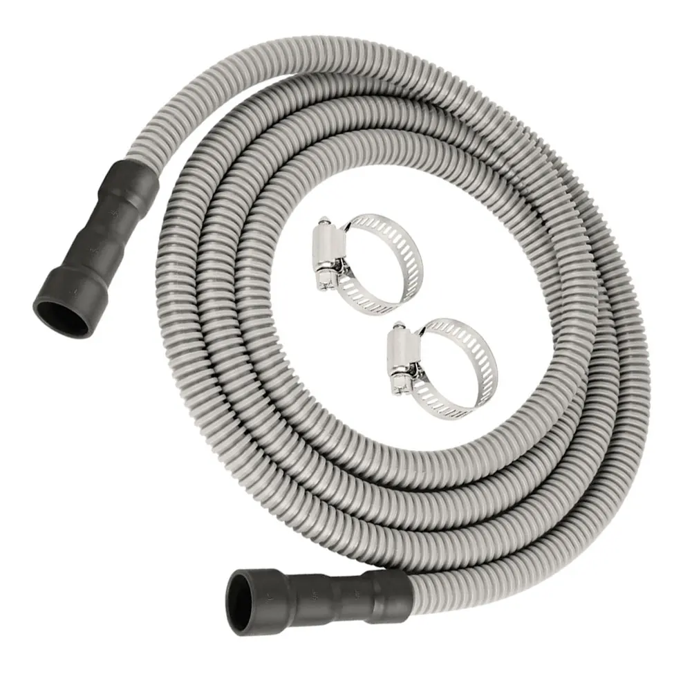 PE RT Dishwasher Drain Hose 3 Meter Length Supports For 5/8 3/4 and 1 Inch Fittings for Reliable Drainage Performance