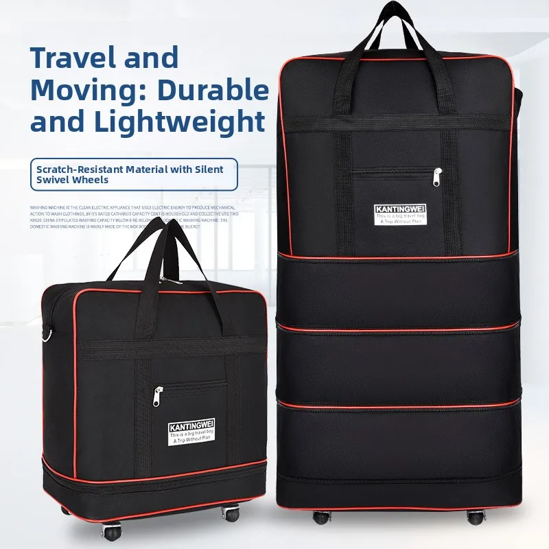 

Водонепроницаемая большая сумка из ткани Оксфорд, вместительная дорожная сумка для переезда за границу, чемодан Bapaable, бренд Blue Valley