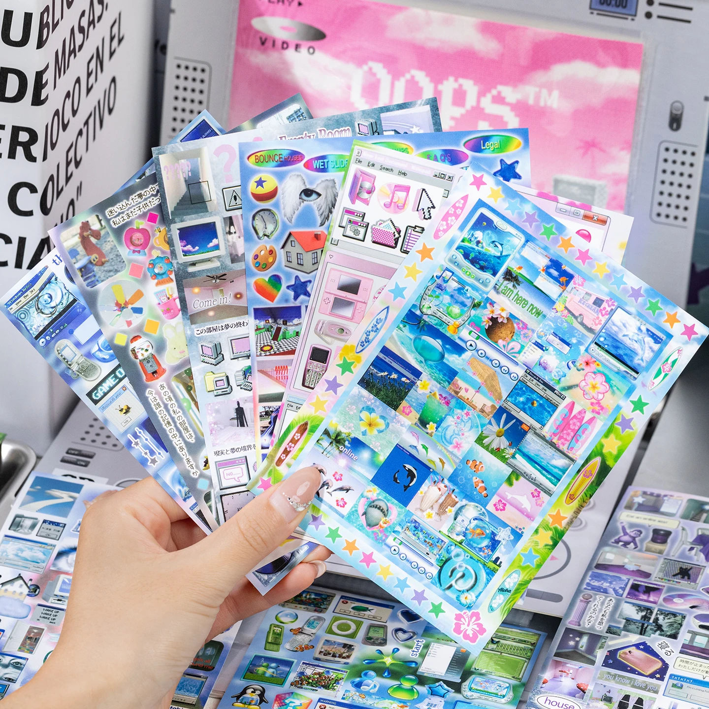 Lot de 27 feuilles d'autocolla - Vintage Collectible Magazines avis et prix