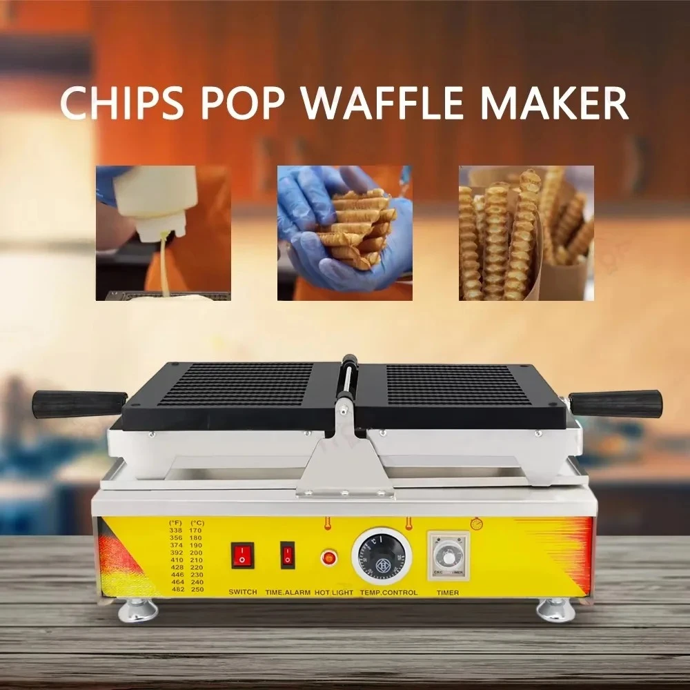 Factory Commercial Waffle Bar Fry Machine Other Snack Equipment Waffle Fry Machine Wholesale