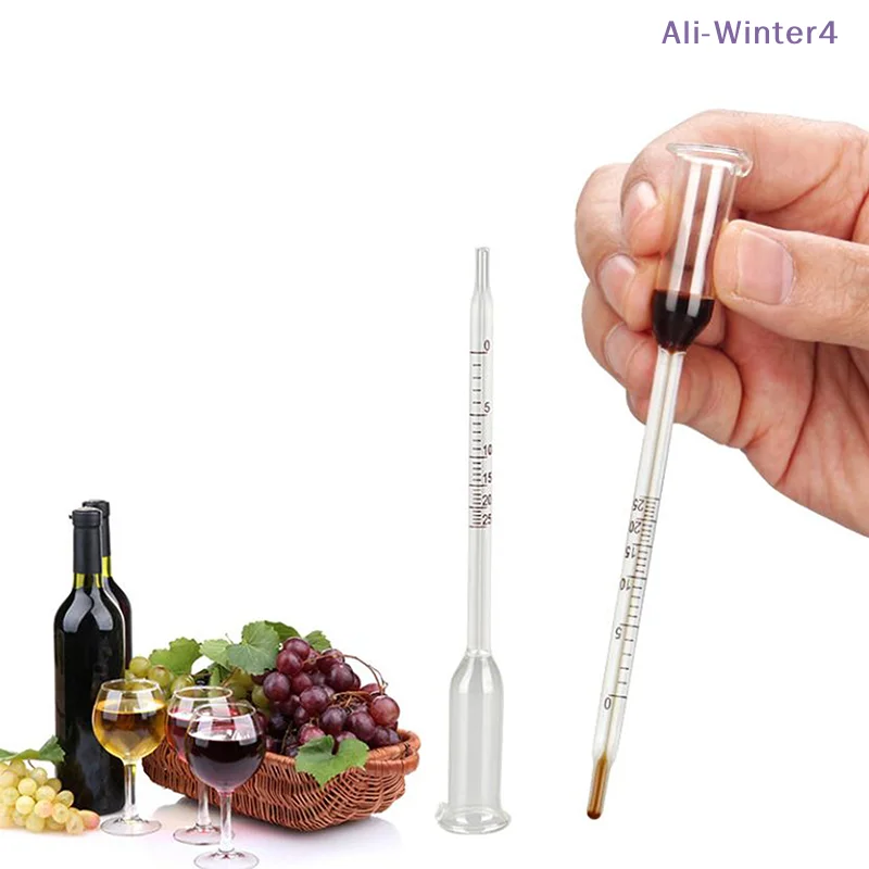 Alcoholímetro, Medidor de Contenido de Alcohol en Vino, Medidor de Azúcar en Vino, Hidrómetro, Medidor de Concentración de Alcohol en Vino