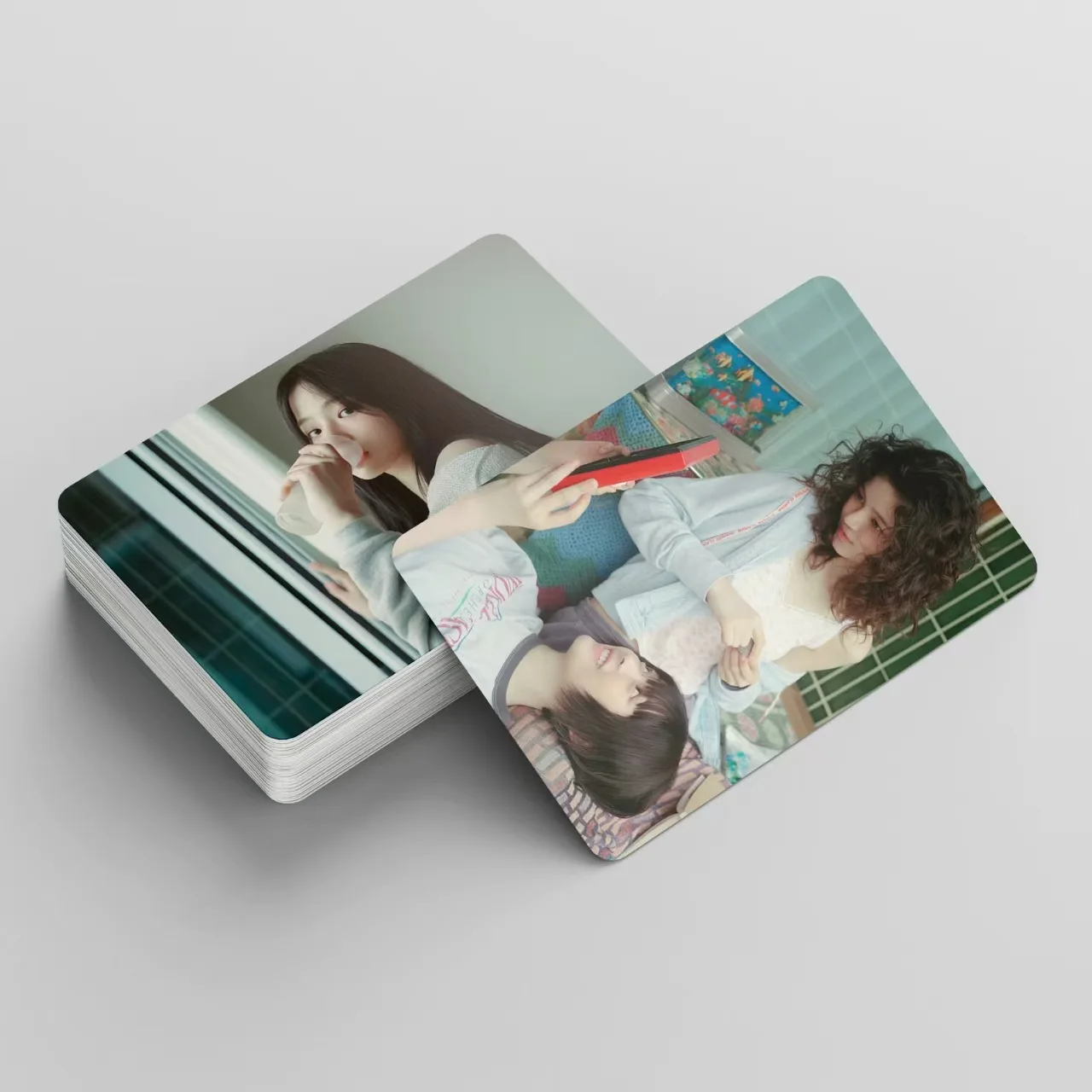 스팟 공급 55 개/대 새로운 Kpop 청바지 얼마나 달콤한 사진 앨범 클럽 관심 Lomo 카드 고품질 HD 청바지 Photocards Bubble Gum