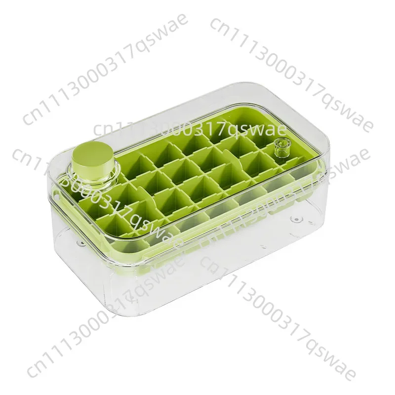 Silicone Ice Cube Trays 2 Pack with Storage Box, Stackable