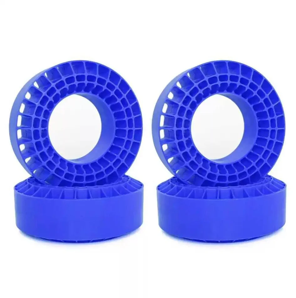 4pc 1/10 universal modified climbing car for competition, 1.9-inch silicone liner, anti-stone deformation, 108*42mm