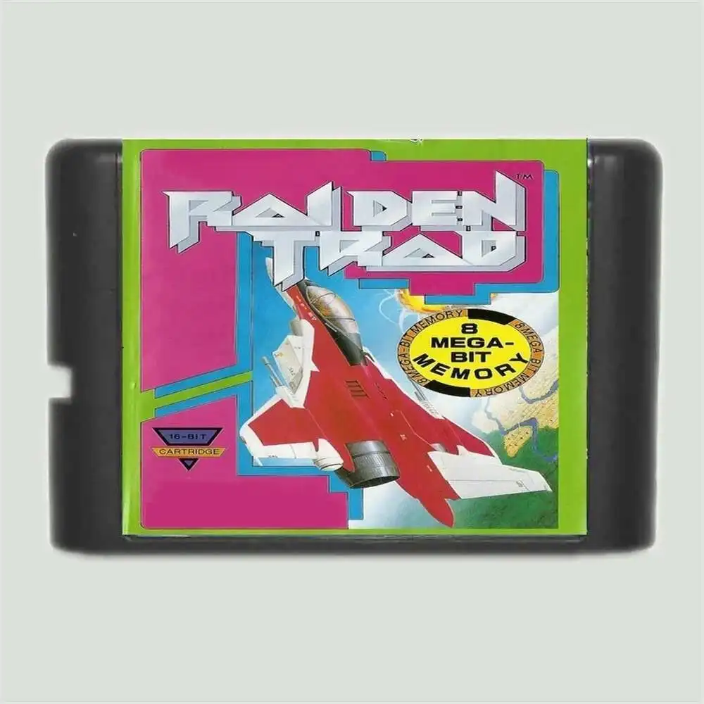 Raiden Trad 16Bit MD Game Card For Sega Mega Drive For Genesis System