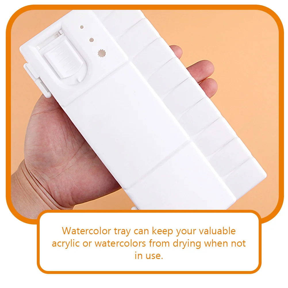 

Portable Pigment Box ABS Paint Mixing Tray Durable Art Tool for Household Pigment Box Acrylic Oil Painting