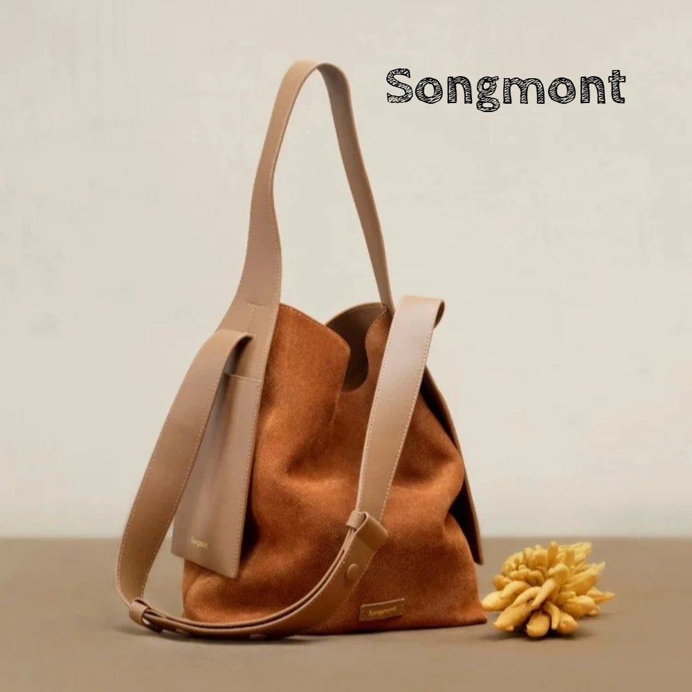 

Songmont Genuine Leather Work Tote Bag - Business Casual Shoulder Bag for Professional Women, Elegant & Stylish Purse
