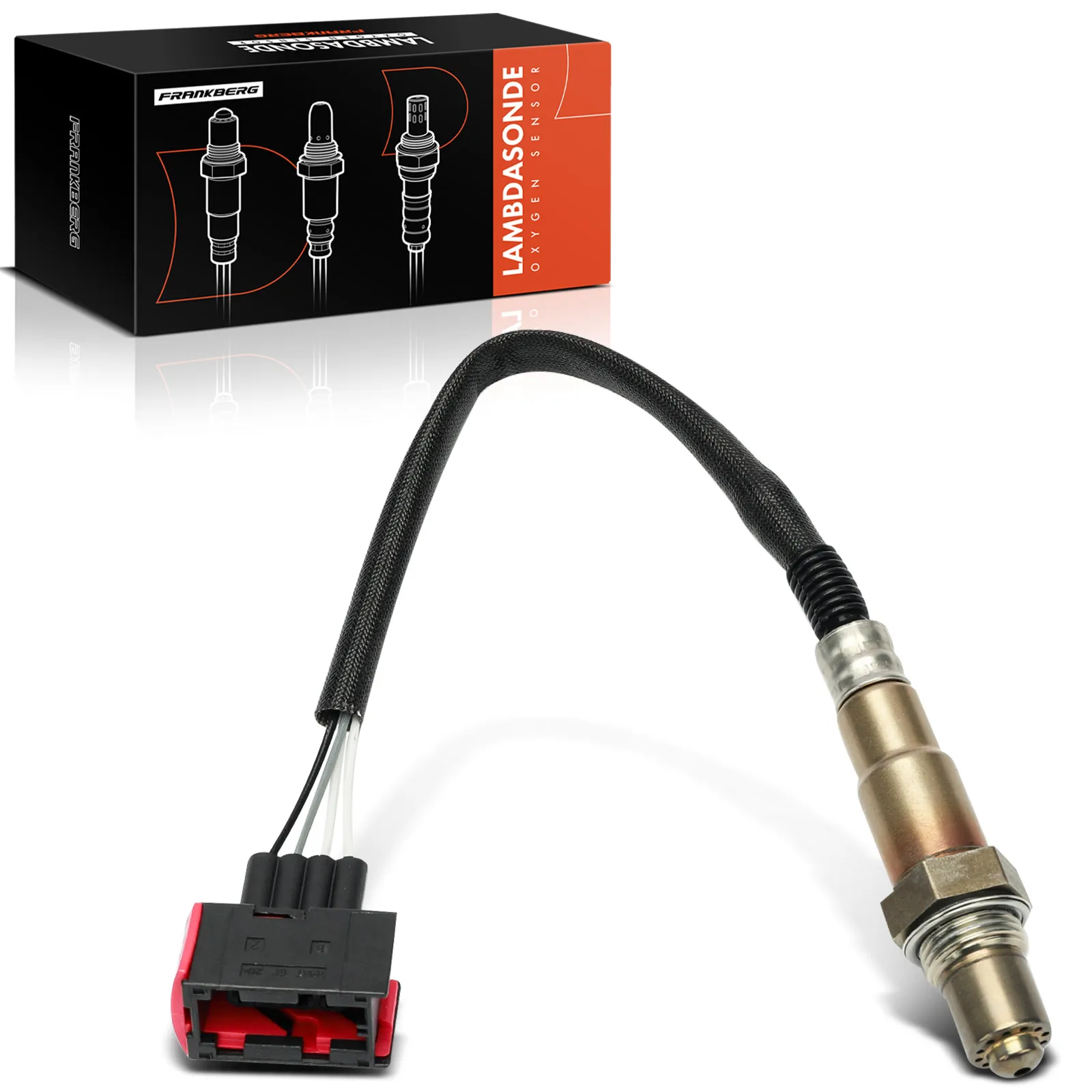 Frankberg 1x Lambdasonde Regelsonde Vor Katalysator für Porsche Boxster 986 2.7L 3.2L 2003-2004 234-4916 250-24650 16506