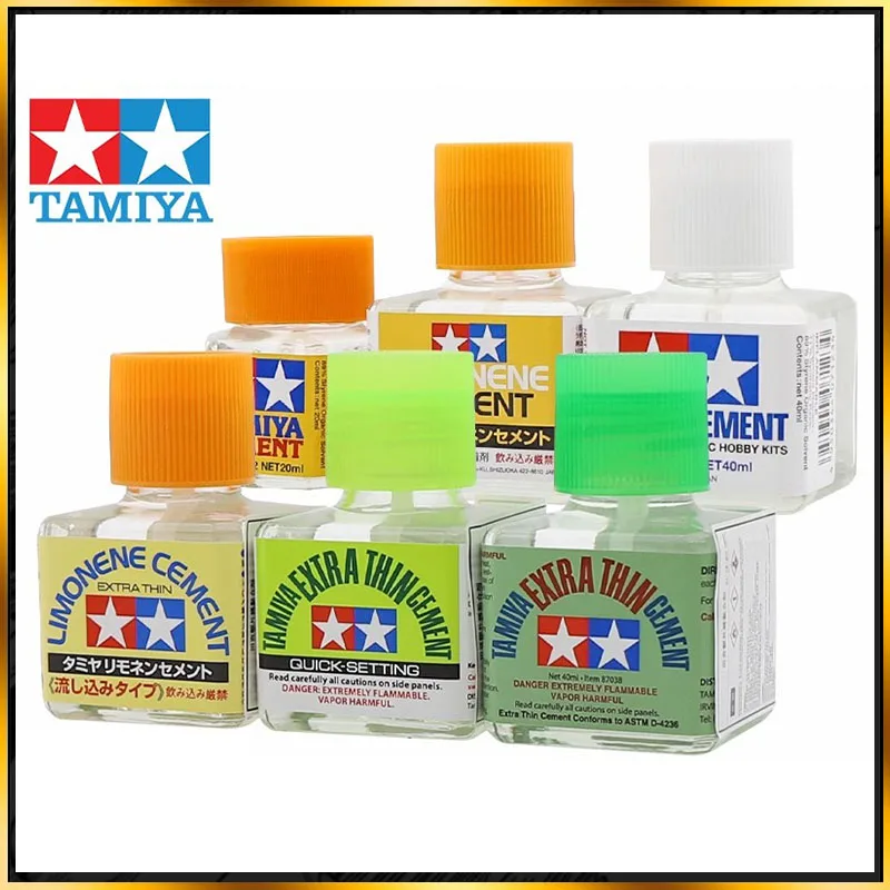 TAMIYA علامة أسمنتية رفيعة للغاية مناسبة لمحلول الصائق أسمنت مناسب لبلاستيك ABS Gundam نموذج عسكري هواية DIY #1