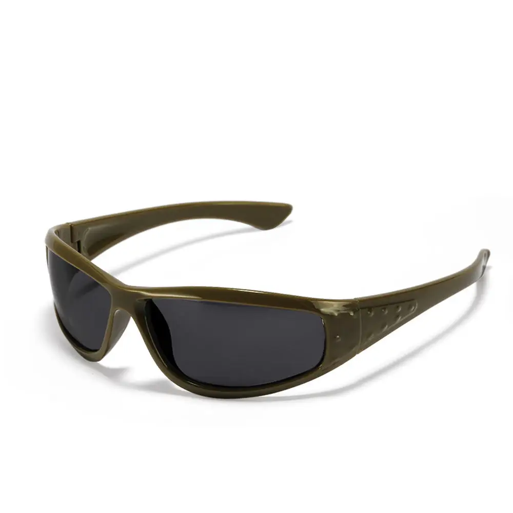 Y2K Silber Sonnenbrille Farbe ausgehöhlt Zukunft Sinn für Technologie Hot Girls Net Red Sonnenbrille Frauen Sonnenbrille trendige Männer