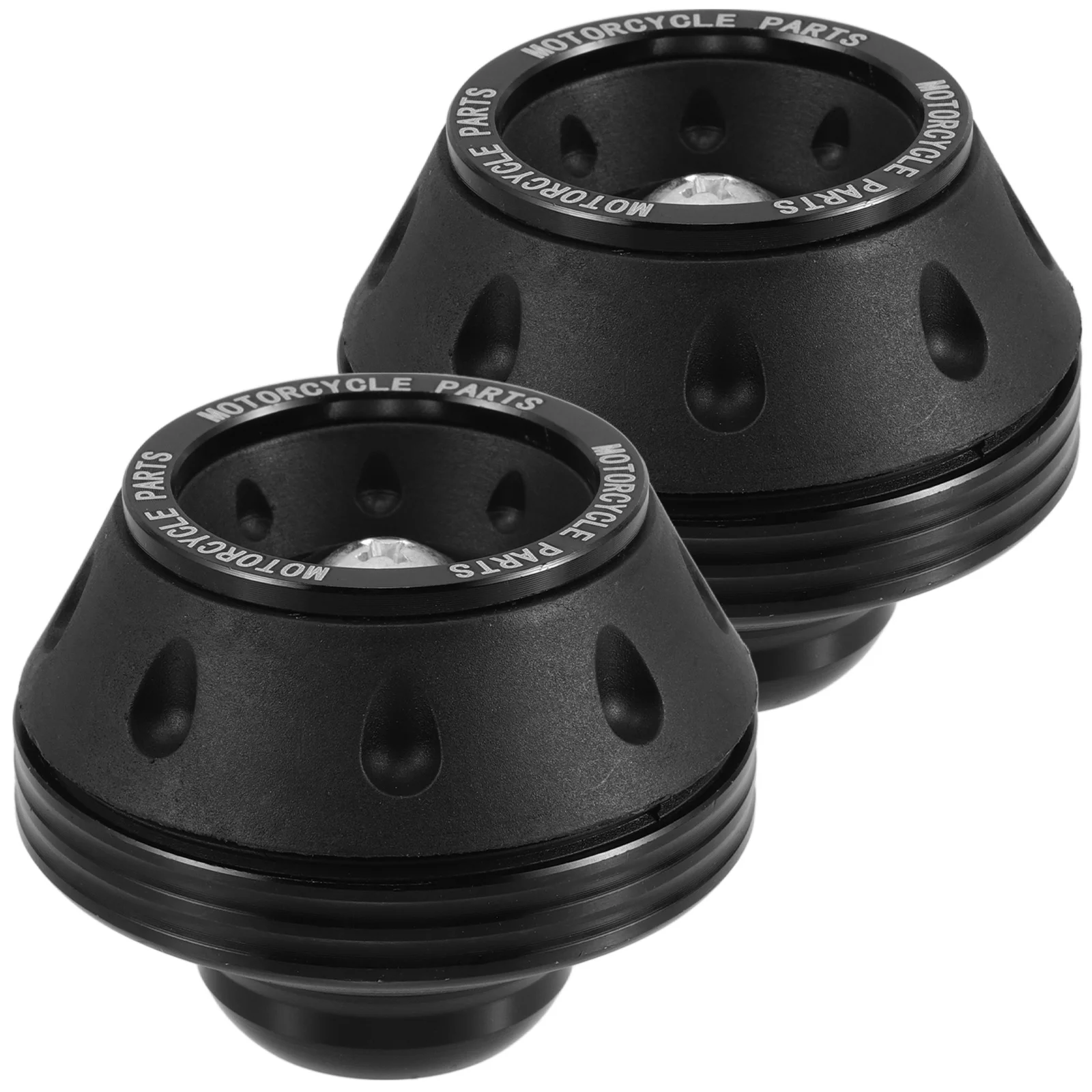 

Front Fork Cups Aluminum Alloy Motorcycle Crash Protection Guards For Front Fork Slider Universal Fit Black
