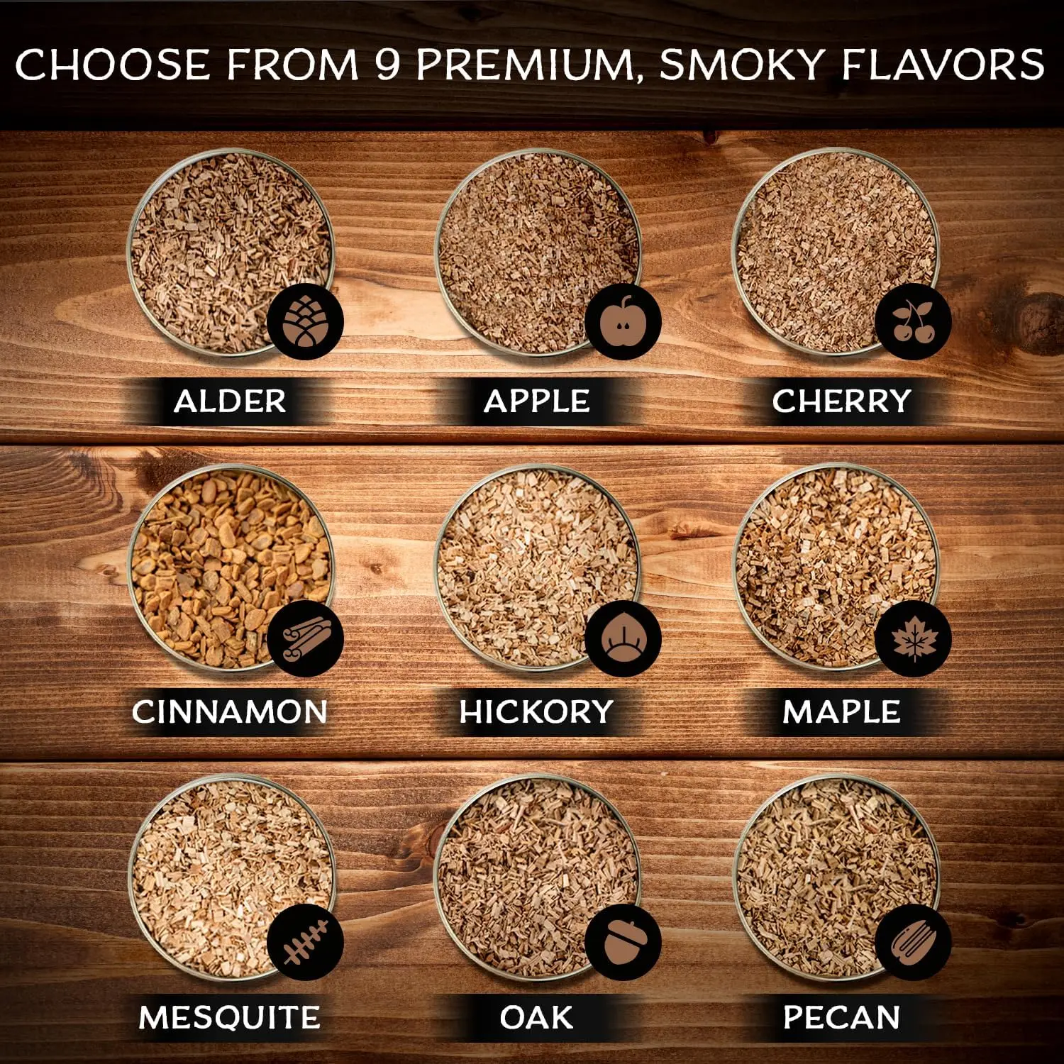 125g-500g BBQ Wood Chips BBQ Accesseries Alder Cherry Beech Pear Chip Natural Wood Chunks for Smoking Gun Cold Smoker Generator