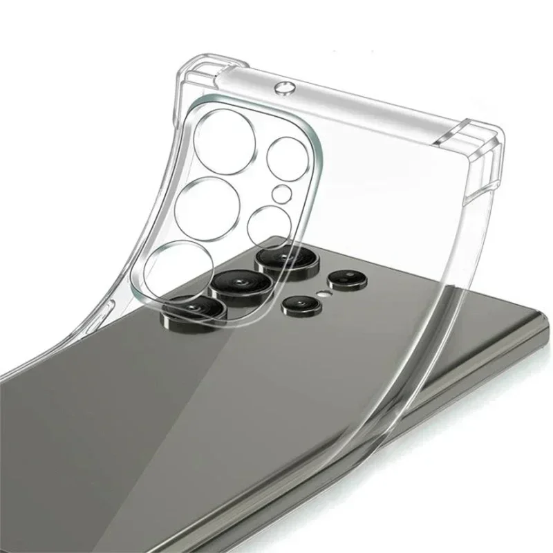 Clear Case For Samsung Galaxy S24 S23 S22 S21 Plus Ultra Shockproof Case A54 A34 A14 A04 A53 A33 A23 A13 A52 A32 A22 A12 Cover