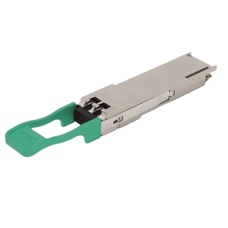 200GBASE-DR4 QSFP56 Compatible Optical Transceiver Module LC 500M  Connector MMF Fiber Optic Equipment Network SFP