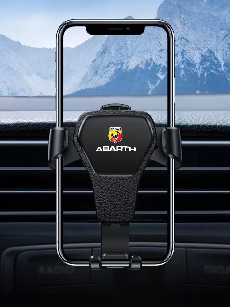 Support de téléphone de voiture, Clip de ventilation de voiture, Support de cellule Mobile, Support GPS pour FIAT Abarth 500 Punto Ducato Stilo Palio Bravo Pondo