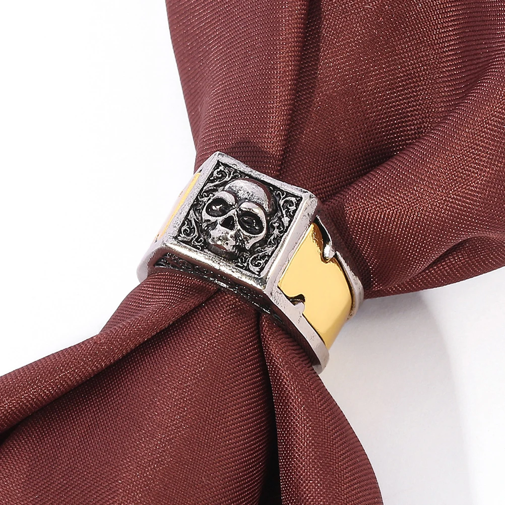 

Skull Ring Compartment Gothic Punk Rings Vintage Memorial Jewelry Storage Box Hidden Finger Jewelry Men Band